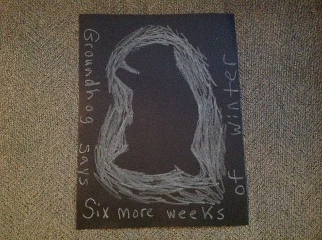 groundhog silouette